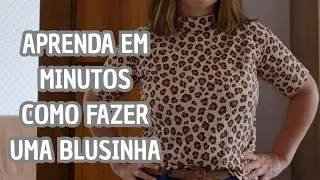 Aprenda em 7 minutos como costurar a sua própria blusinha #costuraparainiciantes #dicasdecostura