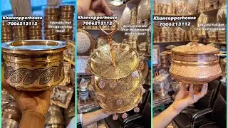 💐 Bridal 3 tier multipurpose dry fruit bowl | Adorable leaf design serving handi | cooking handi 🥰💥