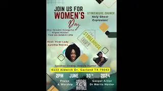Storehouse Church Women's Day with Angela & Morris Hunter #motivation #eaglessoar #godsword