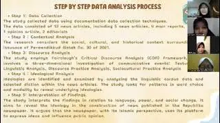 Data Analysis Using Fairclough's Approach || Group 6