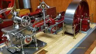 2 of John McDivitt's Steam Engines   The Clarkson Marine Twin & The Daniel Corliss (short video)