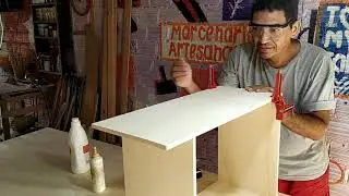 Como fazer uma caixa de madeira usando compensado virola de 10 mm. Se liga no vídeo.