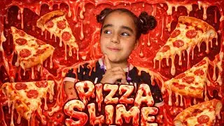 Pizza Slime 🍕 #slime #fyp #viral #popular #family #funny #toys #creative #food #pizza 