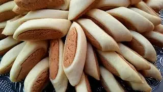 المقروط بالكاوكاو /الفول السوداني     gâteau marocain aux cacahuetes (makrout)
