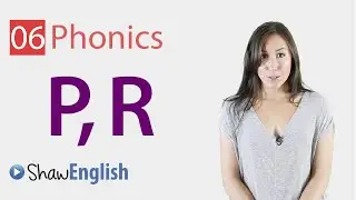 English Phonics Consonants 'p' and 'r'