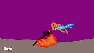 Part 2 stickman fight #animation #flipaclip 