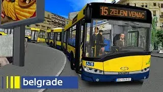 OMSI 2 Belgrade Linie 18 mit dem Urbino 18 ☆ Let's Play OMSI 2 | #662