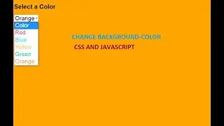 HOW TO MAKE A BACKGROUND CHANGER USING HTML AND CSS AND JAVASCRIPT.