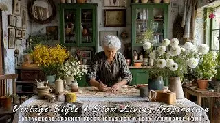 Cottagecore Crochet Decor Ideas for a Cozy Farmhouse Home | Vintage Style & Slow Living Inspiration