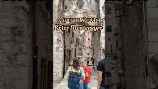 Exploring Narrow Streets of Kotor Montenegro 🇲🇪.#viral #trending #viralvideo #travel 