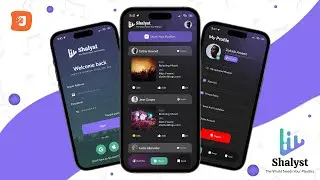 Shalyst | Music App | Manage Playlist | Mobile App | Social Apps | Jeux Developers