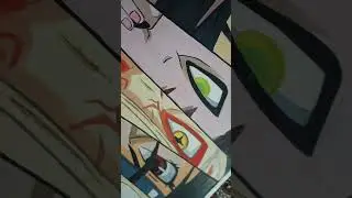 Naruto Character Eye oil painting A3 size paper // hand painting//oilpainting//tsmsartist
