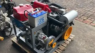 Bộ Bơm Nước Văn Thể 6 | Động Cơ ISUZU 4 Máy | Nông Cơ Nguyễn văn châu