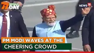 Republic Day 2026: PM Modi Greets Cheering Crowds On Kartavya Path As Parade Concludes | News18