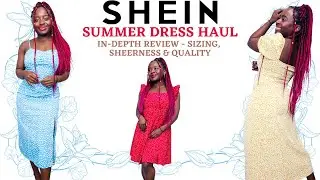SHEIN HAUL 2021 | Summer Dresses | Try On Haul | Shein Dress Haul | Shein Summer Haul 2021 | SIZING