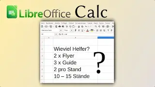 LibreOffice Calc: Klassenarbeit Übung Flohmarkt