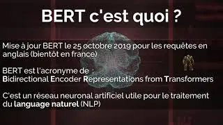 Mise &agrave; jour Google BERT : ce qu'il faut savoir !