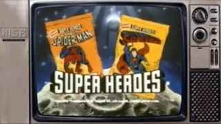 Superman and Spider-Man Golden Wonder&rsquo;s Super Heroes Snacks Commercial