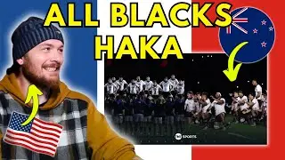 American Reacts to The All Blacks perform the Haka in front of France & Antoine Dupont