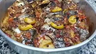 طريقه عمل صينيه السمك البلطى بالبطاطس والخضار🐠👍👍