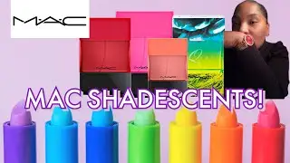 MAC SHADESCENTS | DISCONTINUED? | Sara Graceson #mac #macmakeup #rubywoo #velvetteddy #turquatic