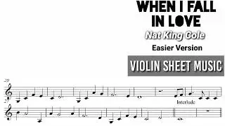 Karaoke || When I Fall In Love || Violin Sheet Music ||