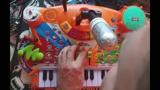 Circuit bent V-Tech Star Studio Keyboard #circuitbent #electronicmusic #glitch #noise #vtechvideos