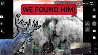 Drone Deer Recovery in the pouring rain