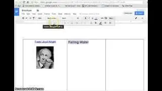How to create brochure with Google Docs