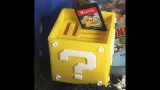 Question Block Nintendo Switch Game Cartridge/Micro SD Card Holder