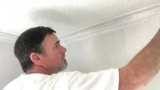 Caulking Crown Molding to a Stippled Ceiling