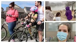 Vlog: *January 24, 2021* ~1st Day at H&R, Family Bike Ride, Duck Pond, & Worst Stomach Bug!~