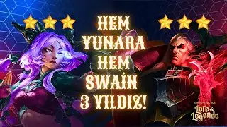 Granmaster eloyu easy modda oynamak! Yunara ve Swain 3⭐ | Set 16 | LUCKYFLASH TFT