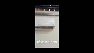 Agratto inverter 12 mil btus instalado com sucesso.