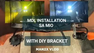 MDL INSTALLATION SA MIO WITH DIY BRACKET #MAN2XVLOG