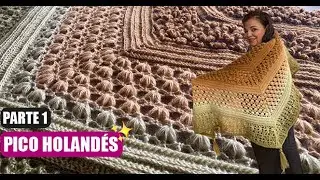 😍 COMO TEJER ESTE PICO HOLANDÉS - FÁCIL Y RÁPIDO - YO TEJO CON LAURA CEPEDA