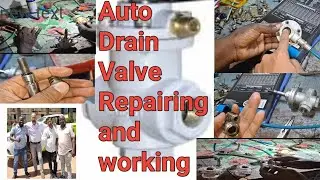 auto drain valve repairing | auto drain valve working | auto drain valve part details
