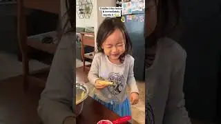 Cute Toddler Tries Eating Lemon And Regrets It #shorts 😂🍋
