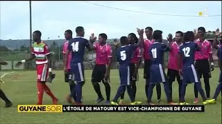 Football: L'Etoile de Matoury est vice championne de Guyane.