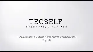 MongoDB Lookup, Out and Merge Aggregation Operations #Part11