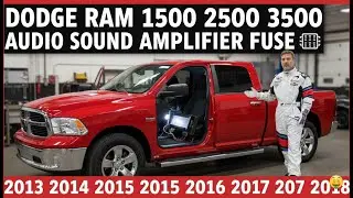 Ремонт предохранителя усилителя Ram 1500 2500 3500 | Восстановление звука