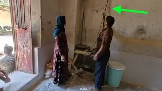A nomadic mother's hard and hard life for her disabled child | Leila's journey to the wheat mill