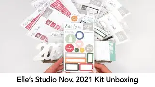 Elle's Studio November 2021 Kit Unboxing