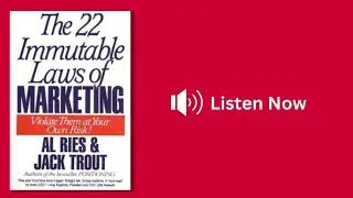The 22 Immutable Laws of Marketing by Al Ries and Jack Trout | Book Summary | Audiobook