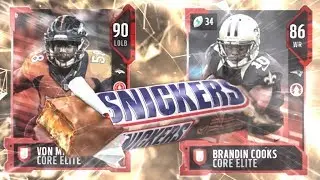 FREE ELITE PLAYER, COINS, AND CONTRACTS! NEW SNICKERS SOLOS! | MADDEN 18 ULTIMATE TEAM