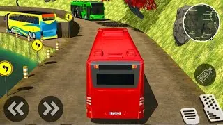 Offroad Coach Bus Driving  - Uphill Tourist Transport Driver Simulator - Android GamePlay