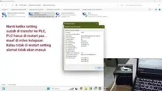 Cara seting Alamat IP dan Transfer Program PLC OMRON CP2E Ethernet