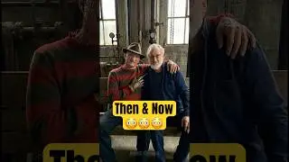 Top Horror Film Actors 😬 Then and Now #hollywood