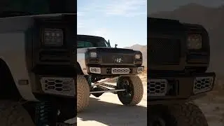 Custom 1991 Dodge W350 in the Desert | 26x14 Rebel | KG1 Forged Wheels
