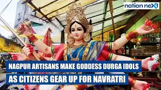 Nagpur artisans make beautiful Goddess Durga idols as citizens gear up for Navratri